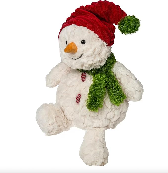 Mary Meyer Stuffed Animal Putty Collection Soft Toy, 12-Inches, Let it Snow Snowman