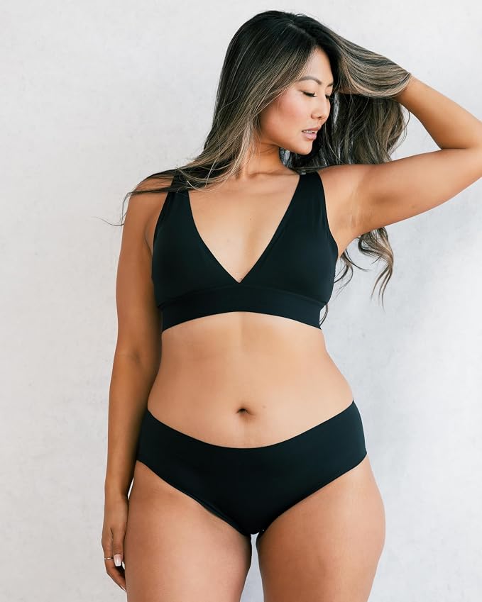 saalt Seamless Brief Leakproof Period Underwear for Women | Comfortable, Thin, and Keeps You Dry from All Leaks, Reusable & Washable Women's Period Underwear