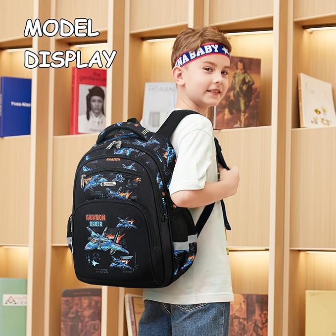 Cusangel Kids school Backpack for Boys Girls,Elementary 6-10years Bookbag nylon large capacity backpack,Daypack