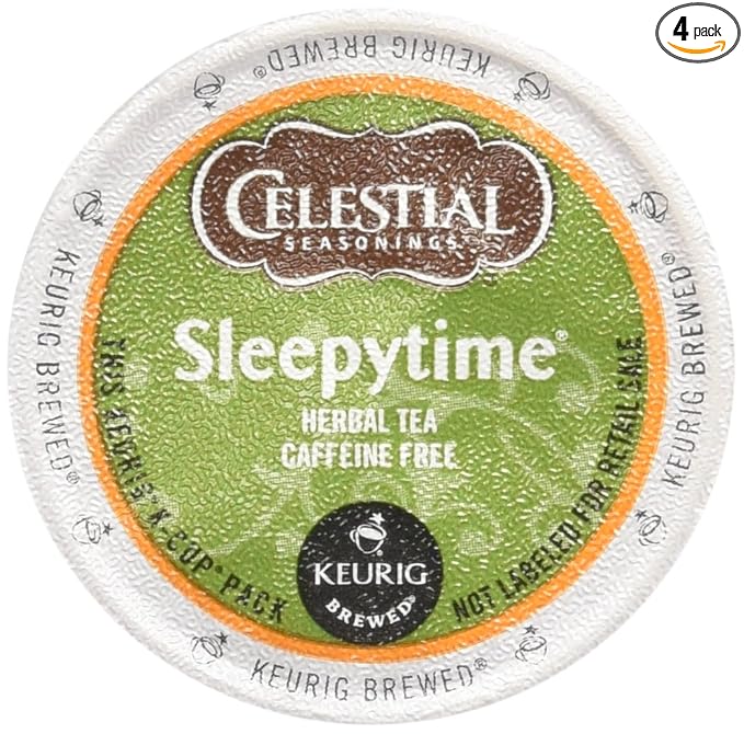 Celestial Seasonings Sleepytime Herbal Tea, K-Cup Portion Pack for Keurig K-Cup Brewers, 96 Count