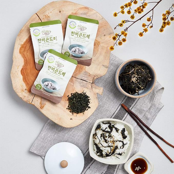 Pyeongchang Hanggi Gondre Namul for Bibimbap with Rich Flavor, Dried Topping Vegetables for Rice Cooking, Korean Food Rice Recipes