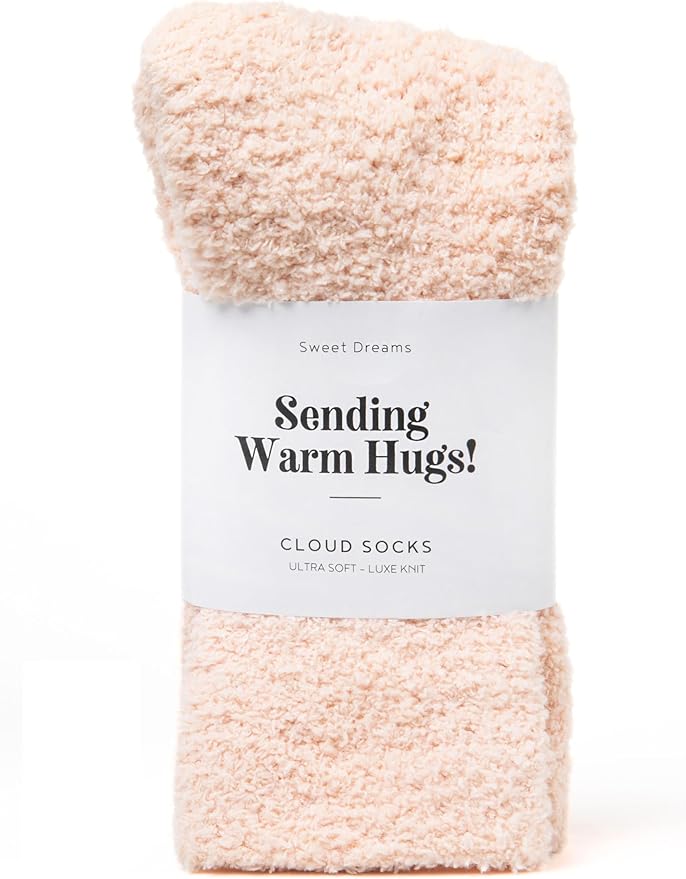 Unboxme Gifts Warm & Cozy Ultra-Luxe Cloud Sock for Women & Men - Super Soft Luxurious Fabric Sleep Socks