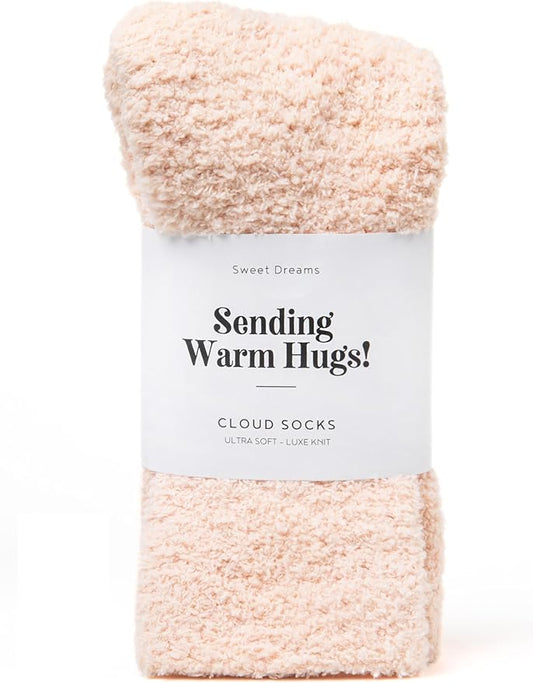 Unboxme Gifts Warm & Cozy Ultra-Luxe Cloud Sock for Women & Men - Super Soft Luxurious Fabric Sleep Socks