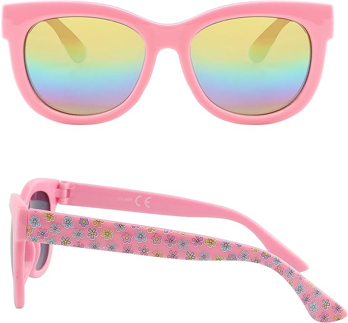 KENBO Kids Sunglasses for Girls UV Protection Toddler Sunglasses