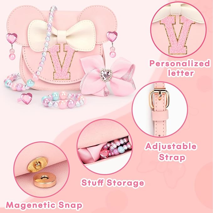 mibasies Toddler Purse Gifts for Girls: 3 Year Old Girl Gifts, Mouse Toys Purse Set