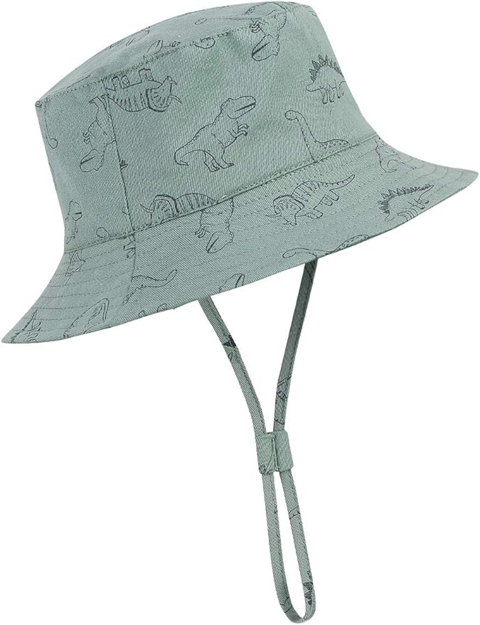 Baby Sun Hat UPF 50+ Sun Protective Toddler Bucket Hat Summer Kids Beach Hats Wide Brim Outdoor Play Hat for Boys Girls