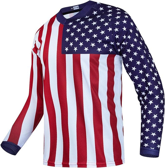 Weimostar Dirt Bike Jersey Youth Long Sleeve Off-Road Motocross Downhill Cycling t Shirt MTB Bicycle Biking Top for Boy Girl