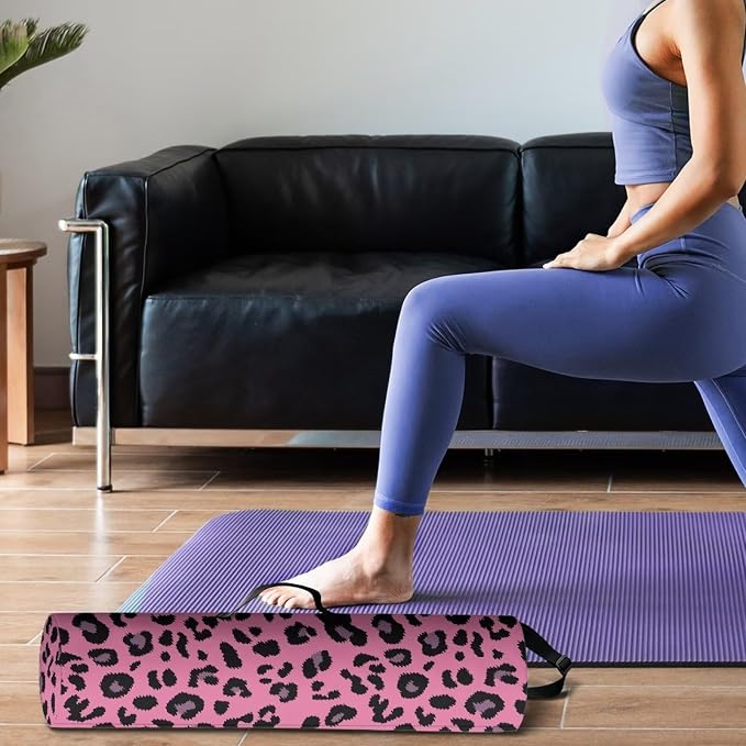 Yoga Mat Bag with Adjustable Shoulder Strap and Handle Zipper, 30in Wide x 6.3in Diameter for Yoga Mat Storage