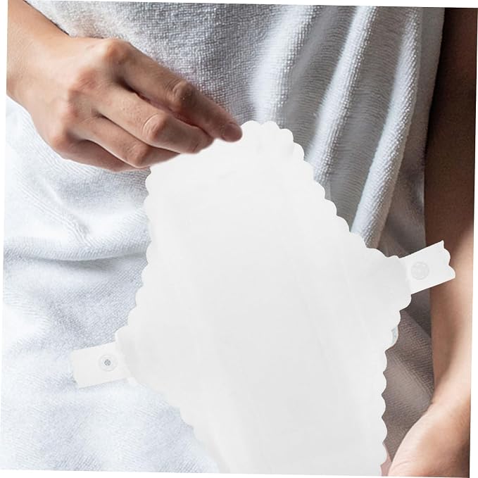 Healifty 10Pcs Cotton Menstrual Panties Liners Reusable Washable Sanitary Pads with Button for Womens Comfort and Leak Protection Skin Friendly Cloth Pads