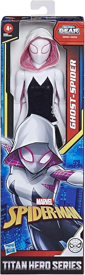 TOGETIC Marvel Spider-Man: Into The Spider-Verse Titan Series Gwen Action Figure 12 Inches