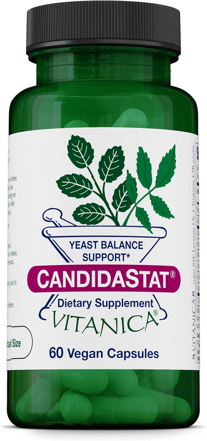 Vitanica Candidastat, Balanced Support, Vegan, 60 Capsules