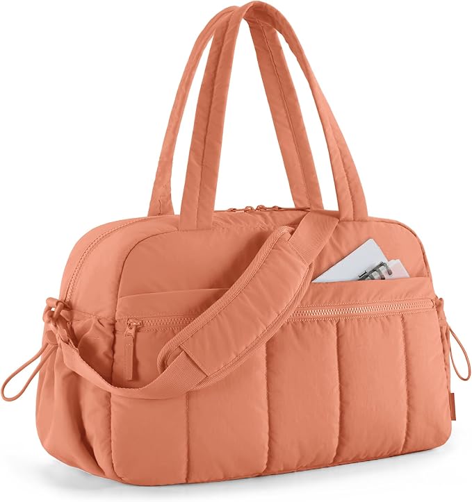 BAGSMART Gym Bag for Women, Duffle Bag for Travel with Wet Pocket, Lightweight Carry on Weekender Duffel, Water Resistant
