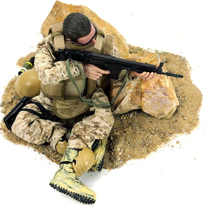 12 Inch Action Figures Military Set, 1/6 Scale Action Figures Set with Weapons and Accessories