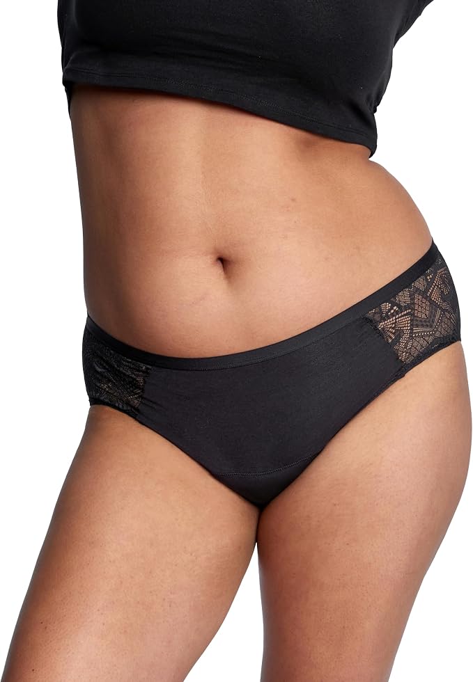 Thinx Ultra-Soft Leakproof Briefs for Women – Reusable, Comfy Period Underwear Holds Up to 12 Tampons
