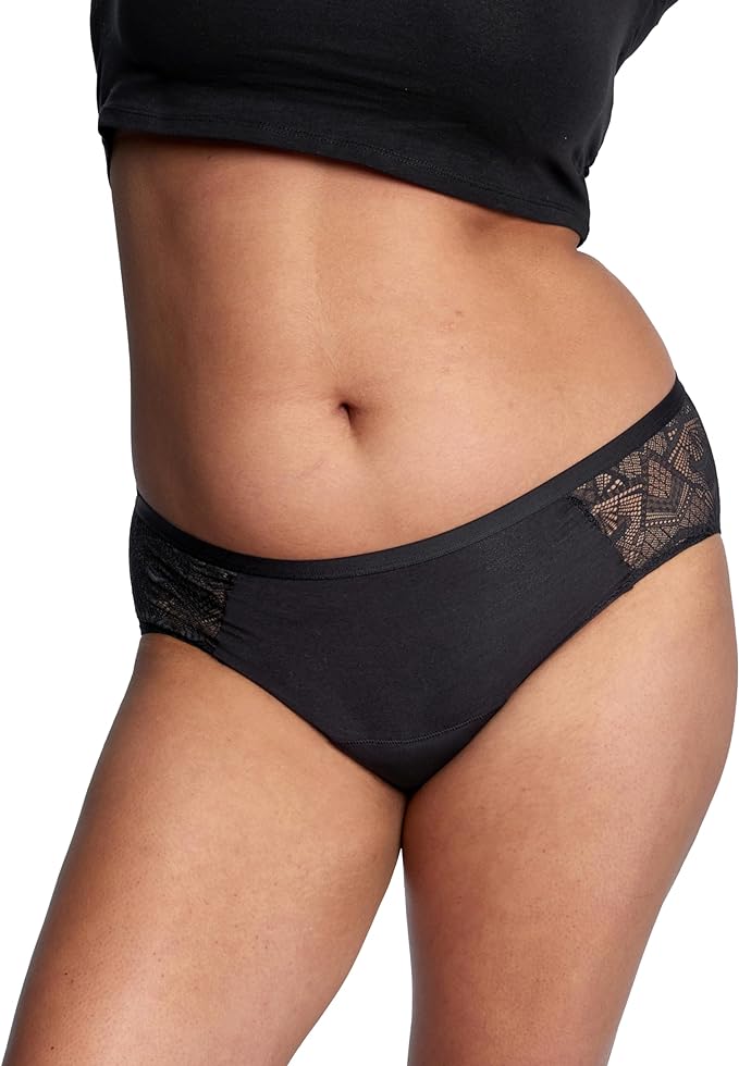 Thinx Ultra-Soft Leakproof Briefs for Women – Reusable, Comfy Period Underwear Holds Up to 12 Tampons