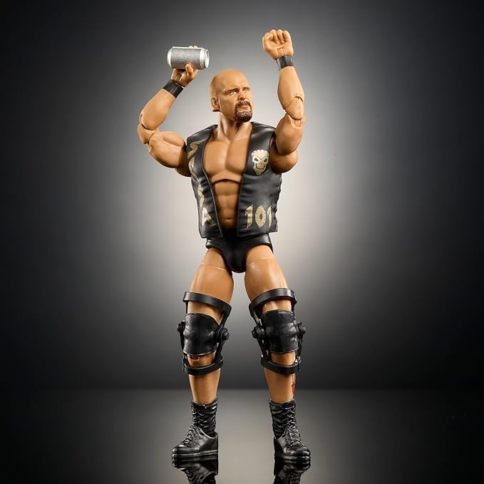 WWE Stone Cold Steve Austin Elite Greatest Hits 8 Toy Wrestling Action Figure