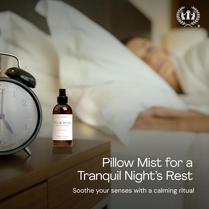 Muse Apothecary Pillow Ritual - Aromatic, Calming and Relaxing Pillow Mist, Linen and Fabric Spray - Infused with Aromatherapy Essential Oils - 4 oz, Cara Orange + Fig + Blackberry Vanilla, 2 Pack