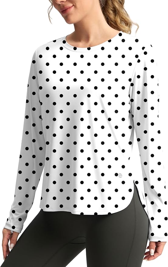 Women's Sun Shirts UPF 50+ Long Sleeve UV Protection Shirt Lightweight Quick Dry Workout Hiking Tops for Women