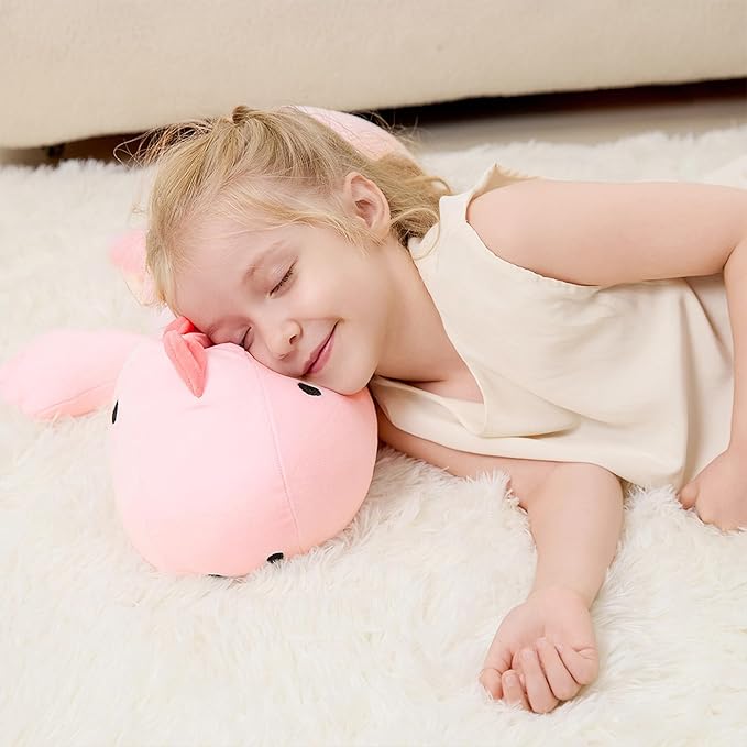XYG® Weighted Stuffed Animals, Pink Dinosaur 26", 5 lbs, Weighted Plush Animal, Cute Plush Toy Pillow, Soft Dino Plushie Gifts for Adults, Kids, Boys & Girls(66 CM)