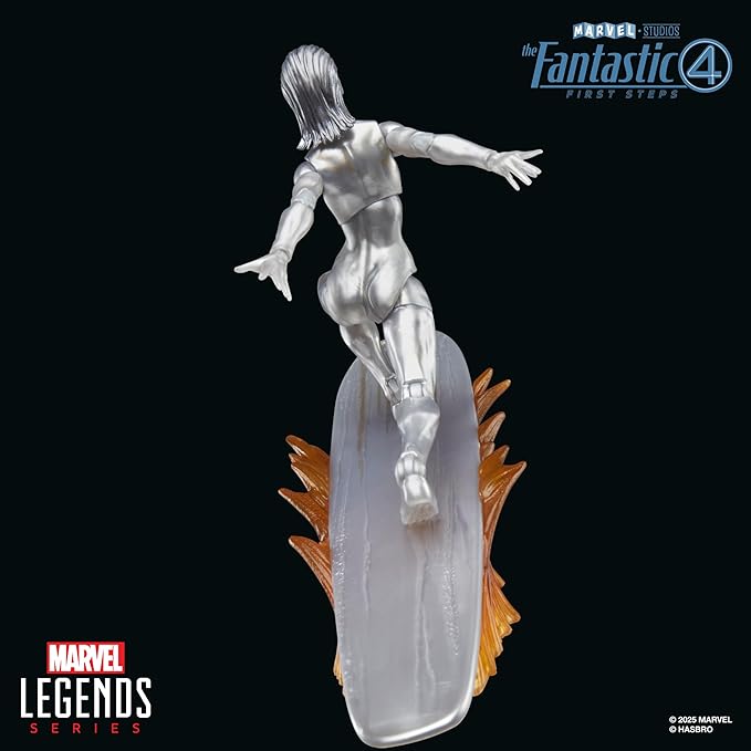 Marvel Legends Series Silver Surfer, The Fantastic Four: First Steps Movie Collectible 6 Inch Action Figure Toy
