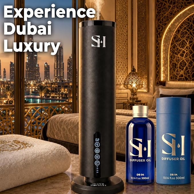 Inspired by 6-Star Hotel Dubai DB04 Hotel Scent Diffuser Oil | 2 Pack of 10.14 Fl Oz (300ml) - Waterless Diffuser Oil Refill & Highly Concentrated Fragrance Oil, Diffuser Oil Scents Luxury