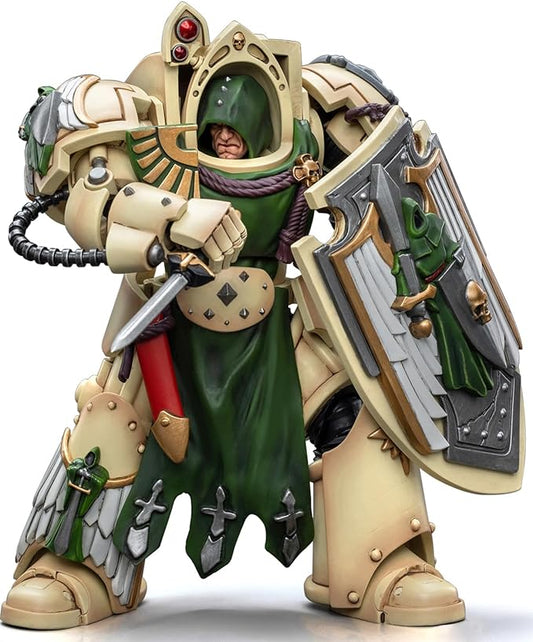 JOYTOY Warhammer 40K 1/18 Action Figures - Dark Angels Deathwing Knight with Mace of Absolution 1 Perfect for Collectors & Decor - Ideal Gift for Birthdays - Christmas - Character Figure - JT9206