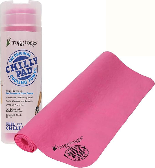 FROGG TOGGS Chilly Pad, Instant Cooling Towel, Long Lasting, Reusable, Sports and Outdoors Neck Towel 33x13