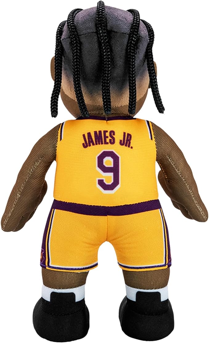 Bleacher Creatures Los Angeles Lakers Bronny James 10" NBA Plush Figure - A Legend for Play or Display
