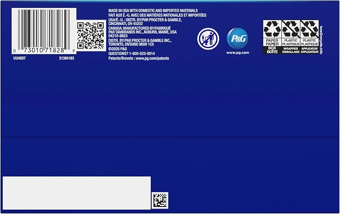 Tampax Pearl Tampons for Women, with LeakGuard Braid, Ultra Absorbency, Unscented, 60 Count