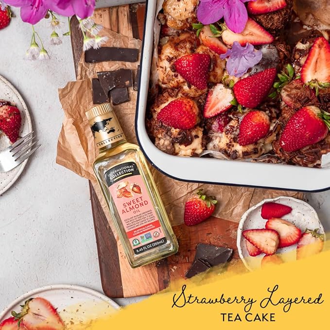 International Collection Sweet Almond Oil, 8.45 fl oz (Pack of 1) | Expertly Sourced, Quality Oils | NonGMO Project Certified, Gluten Free, Halal Approved