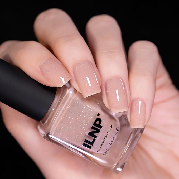 ILNP Bare - Sandy Beige Holographic Nail Polish