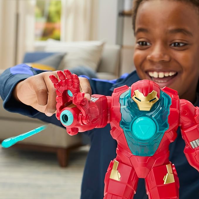 Marvel Avengers VenomVersus Epic World of Action Iron Man & Hulkbuster Armor Figure Set with Accessories, 4-Inch (10 cm) Super Hero Toys, Kids Ages 4+