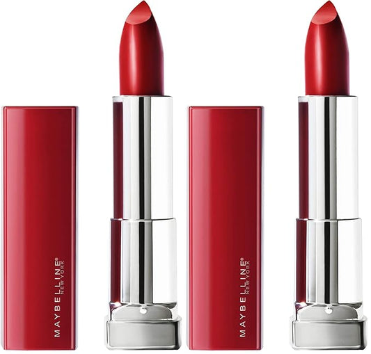 MAYBELLINE Color Sensational Made for All Lipstick, Crisp Lip Color & Hydrating Formula, Ruby For Me, Red, 1 Count (Pack of 2)