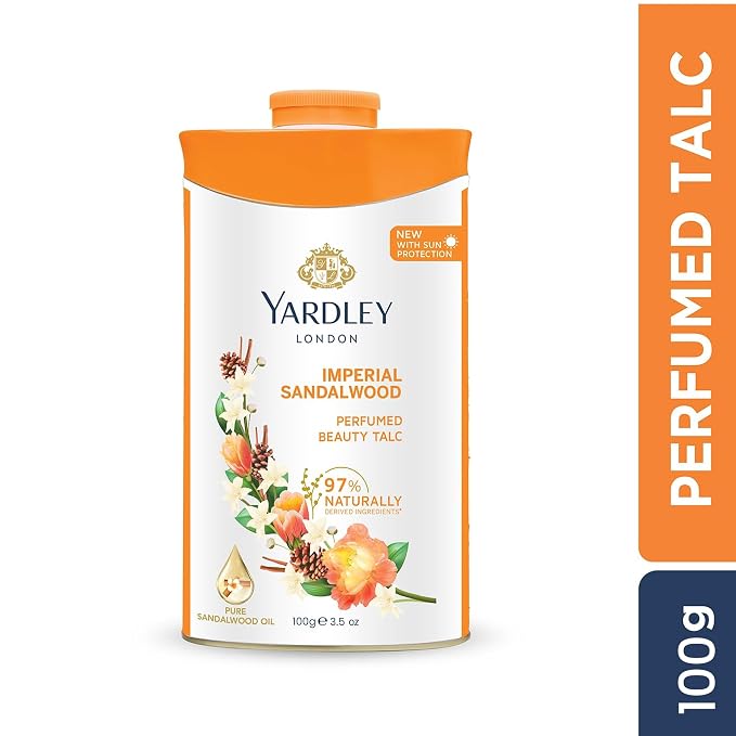 Yardley London Perfumed Talc Sandalwood 100g