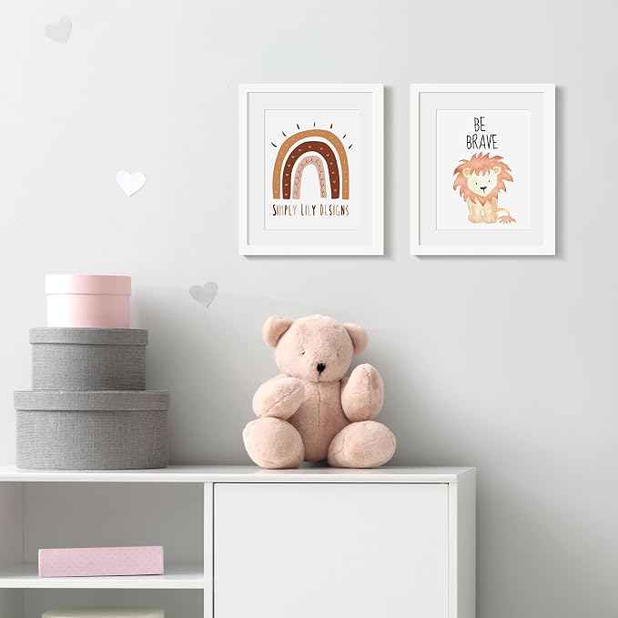 upsimples 10x12 Picture Frame, Display Pictures 7x9 with Mat or 10 x 12 Without, Wall Hanging Photo Frames, White, 1 Pack