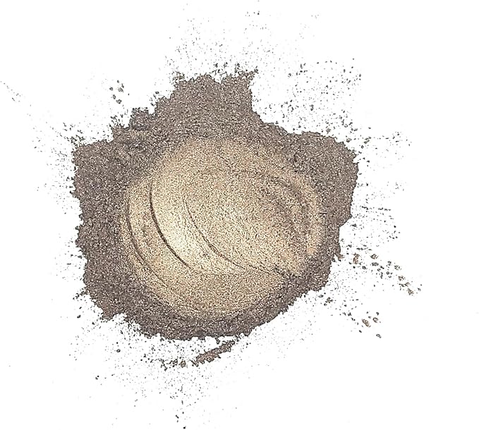 Pearl Mica Powder Pigment Dye - 500 grams (1.1 lbs) - Best Bulk Price for Fine Arts, Crafting, Painting, Bath bomb Soap Candle Slime Jewelry Making, Epoxy Resin, Woodworking (Brown BR02)