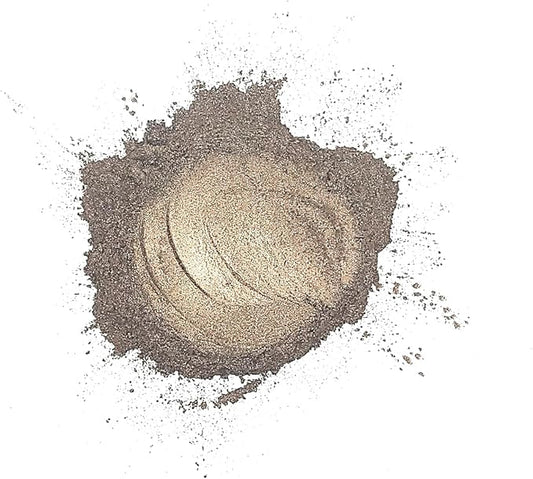 Pearl Mica Powder Pigment Dye - 500 grams (1.1 lbs) - Best Bulk Price for Fine Arts, Crafting, Painting, Bath bomb Soap Candle Slime Jewelry Making, Epoxy Resin, Woodworking (Brown BR02)