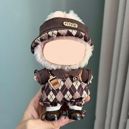 Clothes for 15/17cm Doll (No Doll), Cute Dress Up Accessories,Style1