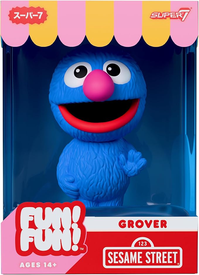Super7 Sesame Street Fun! Fun! Wave 01 - Grover Action Figure