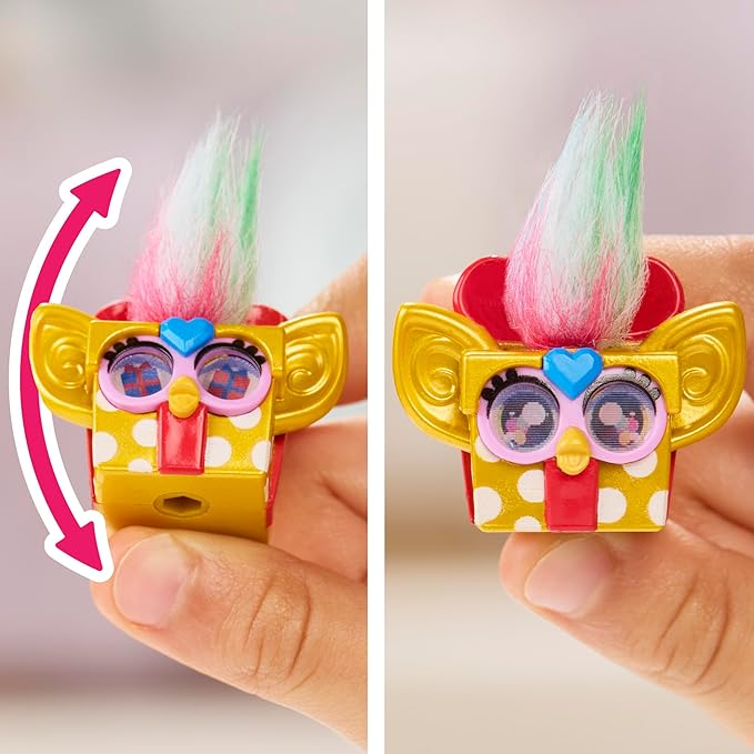 FURBY Minis Advent Calendar for Kids 6 Years and Up, 24 Days of Surprise Holiday Toys with 1-Inch Figures, Stickers & Fun Accessories
