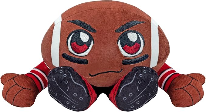 Bleacher Creatures Georgia Bulldogs 8" NCAA Kuricha Football Sitting Plush - Soft Chibi Inspired Plush