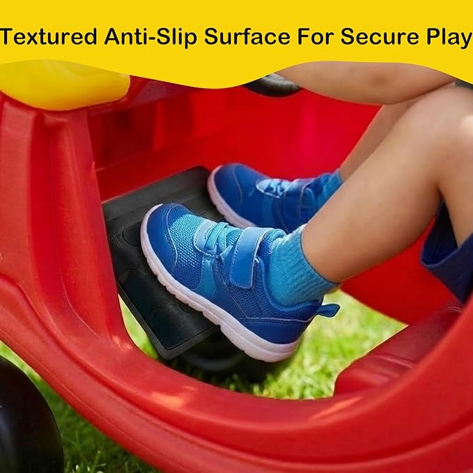 Removable Floorboard Footrest for Little Tikes Cozy Coupe - Protect Toddler Feet While Pushing - Ride-On Car Accessory Fits Classic, Fairy & Dino (Floorboard Only)