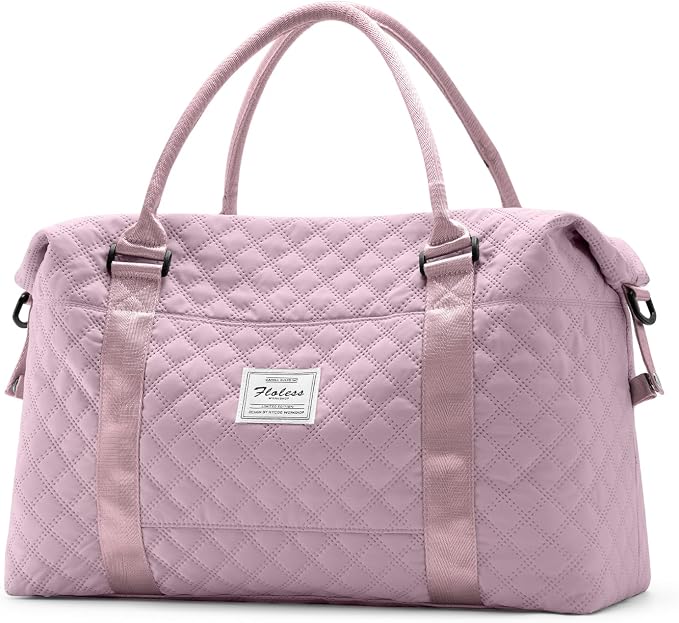 Travel Duffel Bag, Carry On Overnight Weekender Bags for Women | Travel Bag with Wet Pocket & Trolley Sleeve, For Spirit Airlines 18x14x8 Personal Item Bag