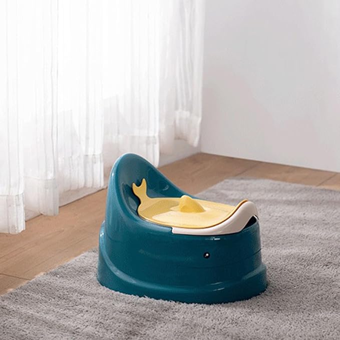 Portable Potty with Split Design & Lid for Toddler Travel Training Toilet Seat Chair for Gilrs Chair with Lid & Removable Container for Girls Seat for Toilet Nonslip