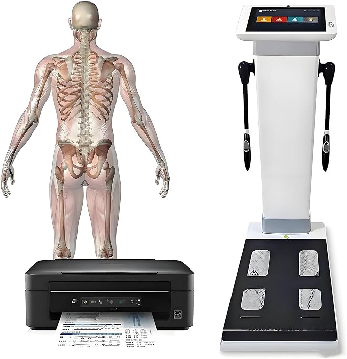 Body Composition Analyzer, Smart Body Fat Scale, Body Composition Analyzer, Body Fat Detection Equipment, Muscle Detection and Analysis for Home, Gym & Clinic Use, Body Composition Metrics