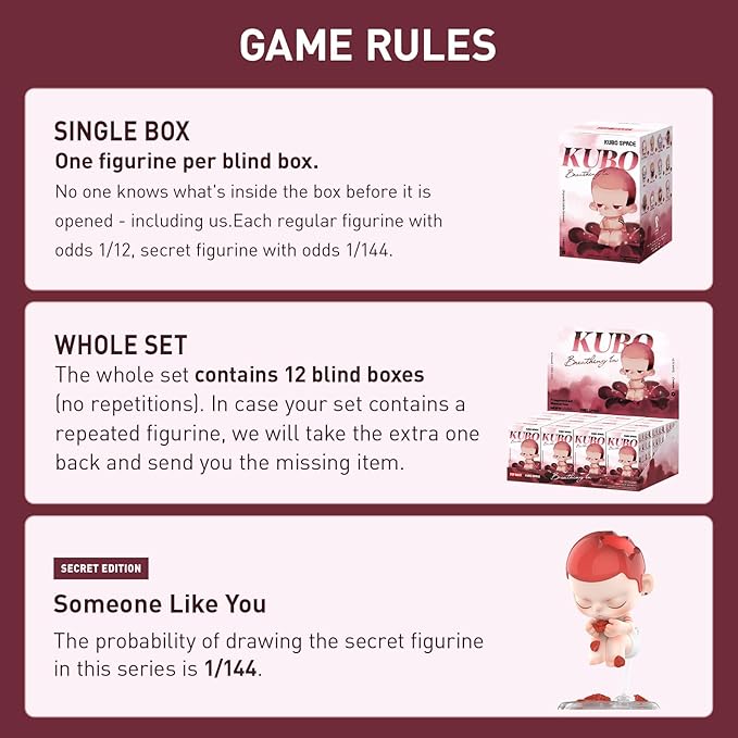 POP MART Kubo Breathing in Series Blind Box Figures, Random Design Action Figures Collectible Toys Home Decorations, Holiday Birthday Gifts for Girls and Boys, Single Box