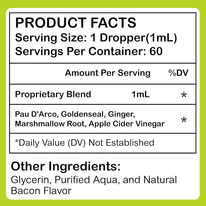Yeast Infection Treatment for Dogs, 60ml Dog Ear Infection Treatment,Itchy Ear,Skin&Allergy Symptoms Relief-Reduces Inflammation&Relieves Irritation,Dog Supplement Drops with Multivitamins Probiotics