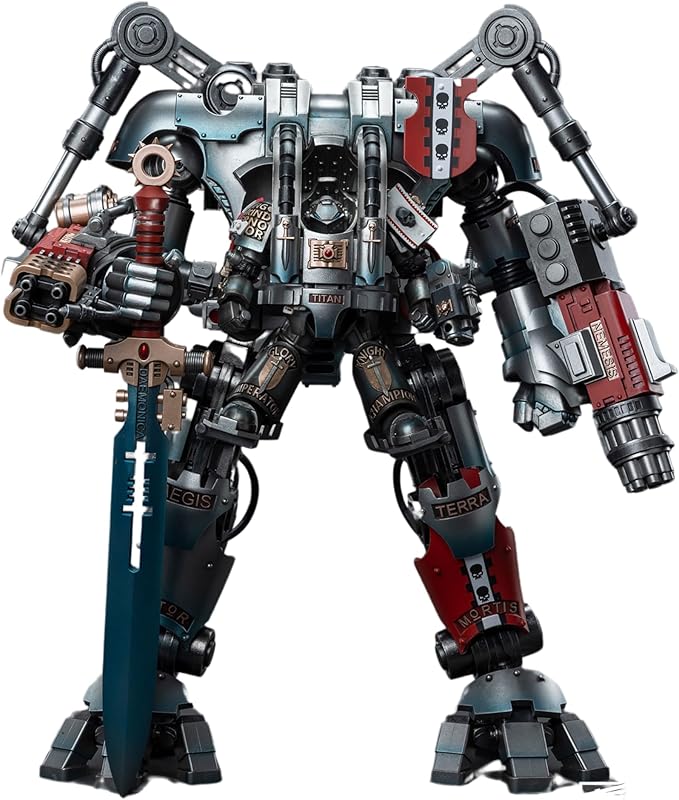 JOYTOY Action Figure 1/18 Mecha Grey Knights Nemesis Dreadknight Mech Including Figure Vibova 2PCS Collection Model Christmas Birthday Gift