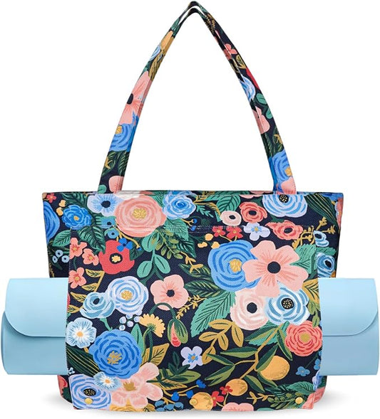 Yoga Mat Bag Yoga Bags and Carriers Fits All Your Stuff Yoga Tote Bag with Zipper Pocket Yoga Mat Carrier Pilates Bag Take in Out Mat Easily