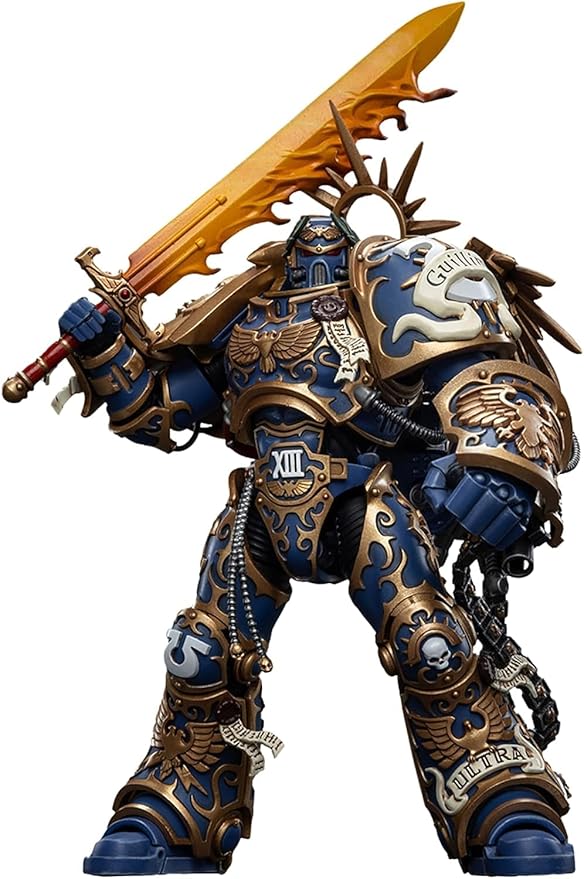 JOYTOY Warhammer 40,000 1/18 Action Figure 7.08-Inch Ultramarines Primarch Roboute Guilliman Collection Model Christmas Birthday Gift JT6342